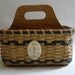 Silverware Basket / Paper Plate Basket / Divided Basket / Napkin Basket / Organizer Basket / Utensil Basket-Nautical