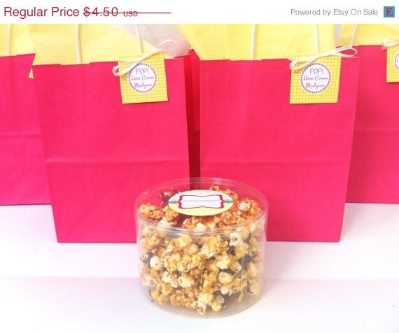SALE POP Baby Shower Tags Cupcake Toppers Favor Tags Personalized Il_570xn