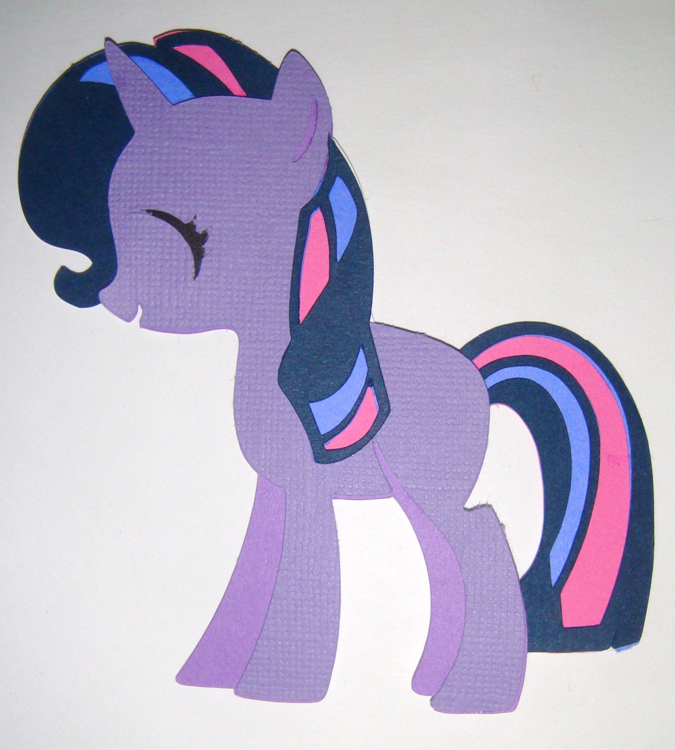 My Little Pony Twilight Sparkle Paper Die Cut Paper Doll Scrapbook ...