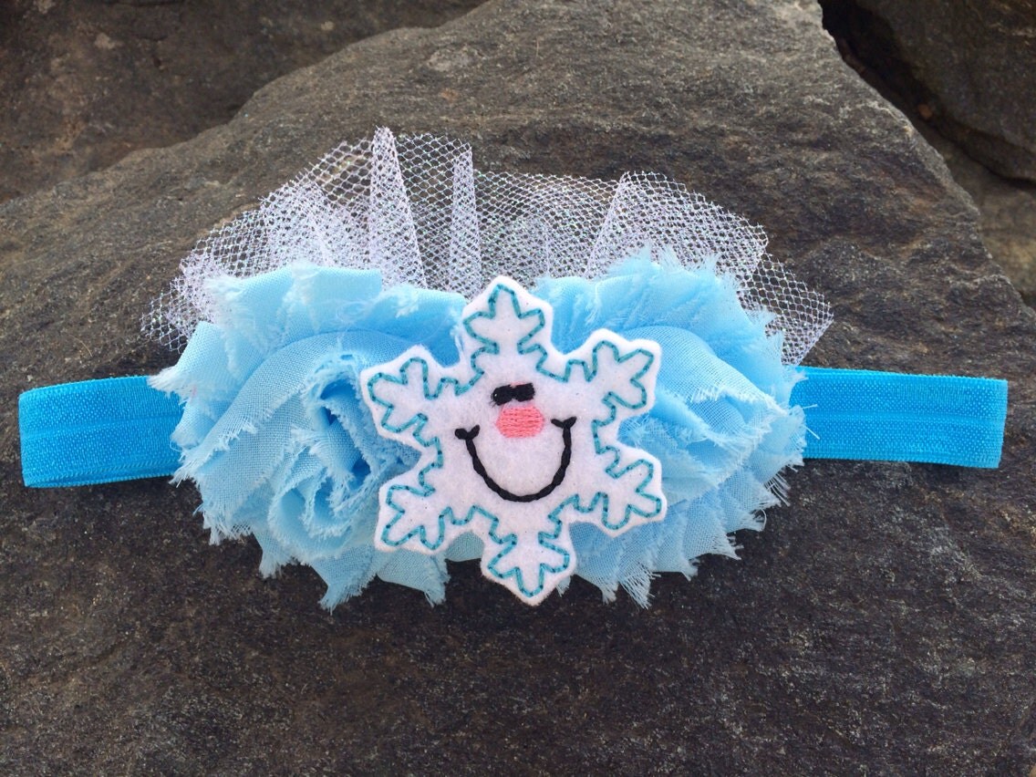 Snowflake Sparkle Baby Headband