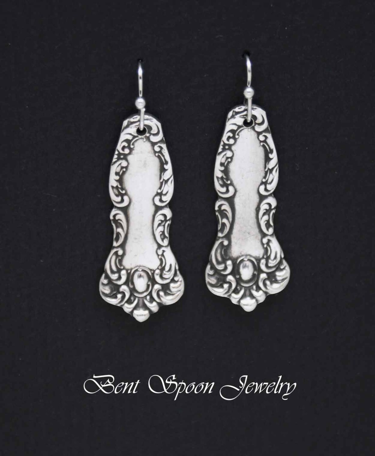 Spoon Earrings Spoon Jewelry Antique Vintage Oxford 1901