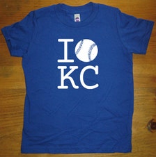 I Love the Kansas City Royals Baseball World Series Fan Tshirt - Kids ...