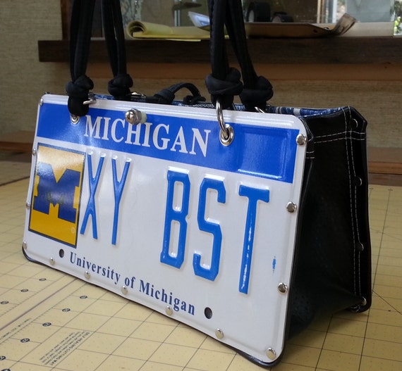 License Plate Purse Made to Order you pick the State. Custom