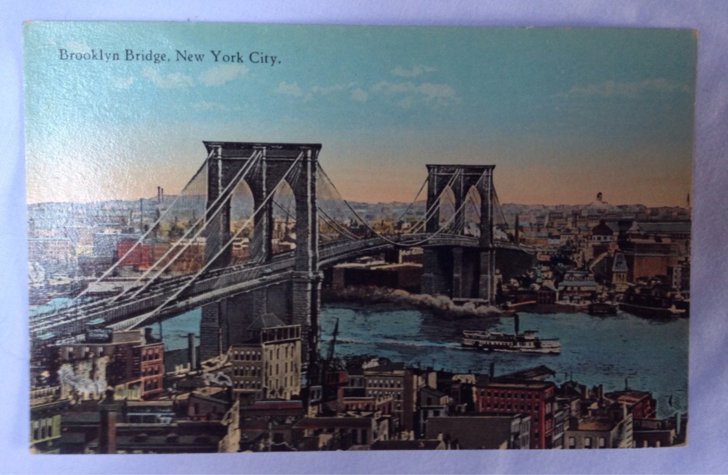 Brooklyn Bridge NYC Early 1900s