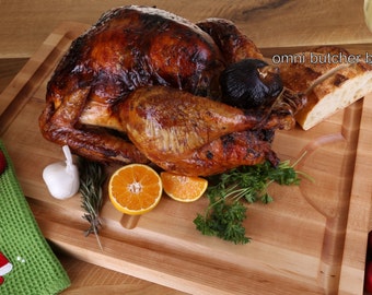 The Perfect Turkey Carving Board Cutting Board & Serving Board