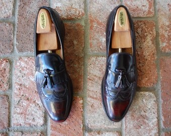 Vintage Mens Size 12 Johnston and M urphy Aristocraft Leather Loafer ...