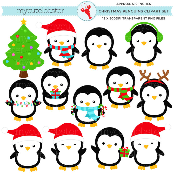 clipart christmas penguins - photo #48