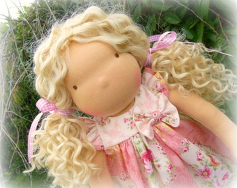 Waldorf doll- DEPOSIT -Steiner doll- handmade doll- cloth doll- fibre art dolls- waldorf toy-Debs Steiner Dolls . AUGUST'17 custom deposit