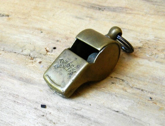 Antique The Acme Thunderer Whistle Patent by alchemievintage