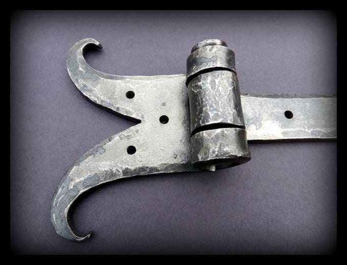 Hand Strap Hinges , by Blacksmith Naz