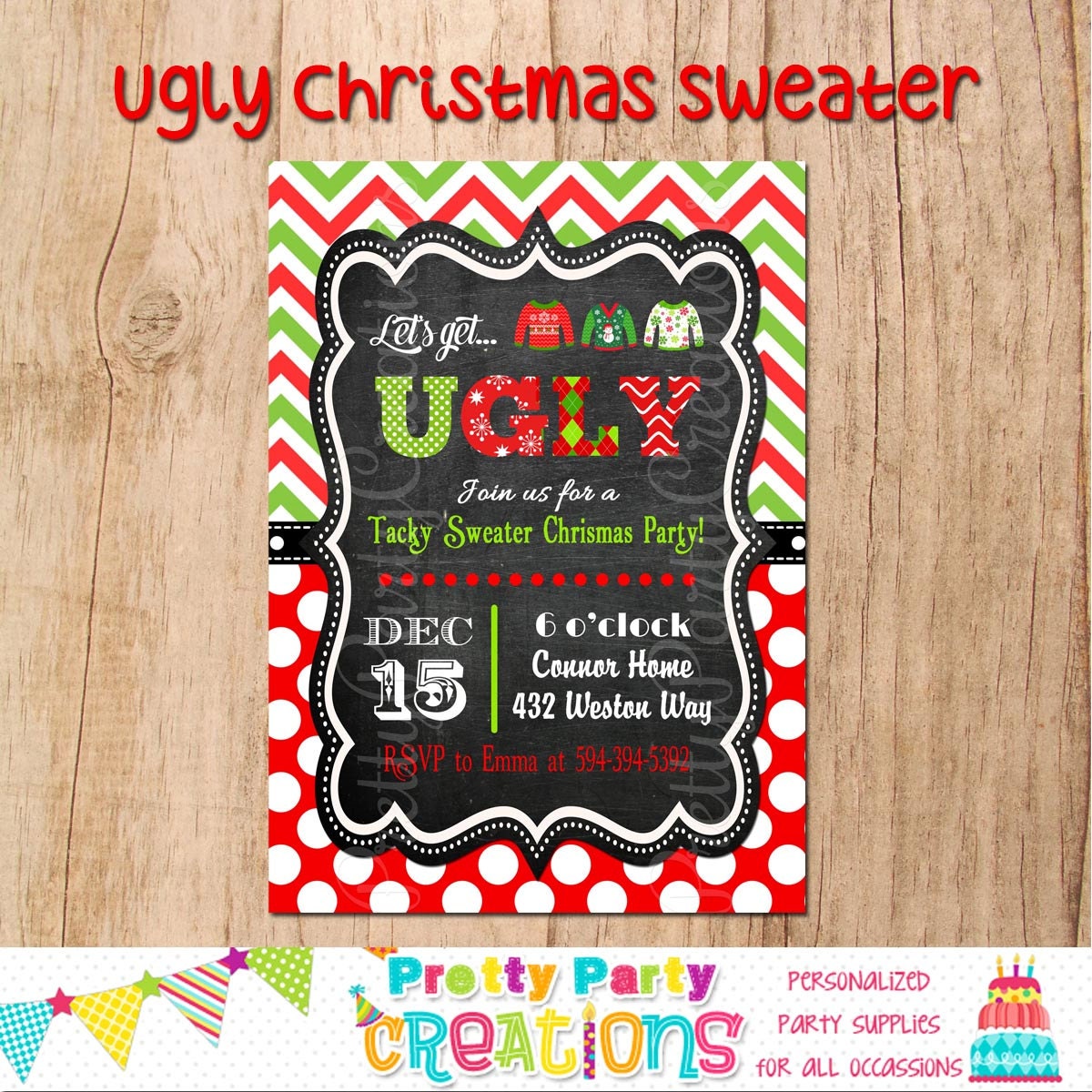 Free Tacky Christmas Invitations 7