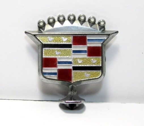 Vintage Cadillac Hood Ornament: Cadillac Emblem Cadillac