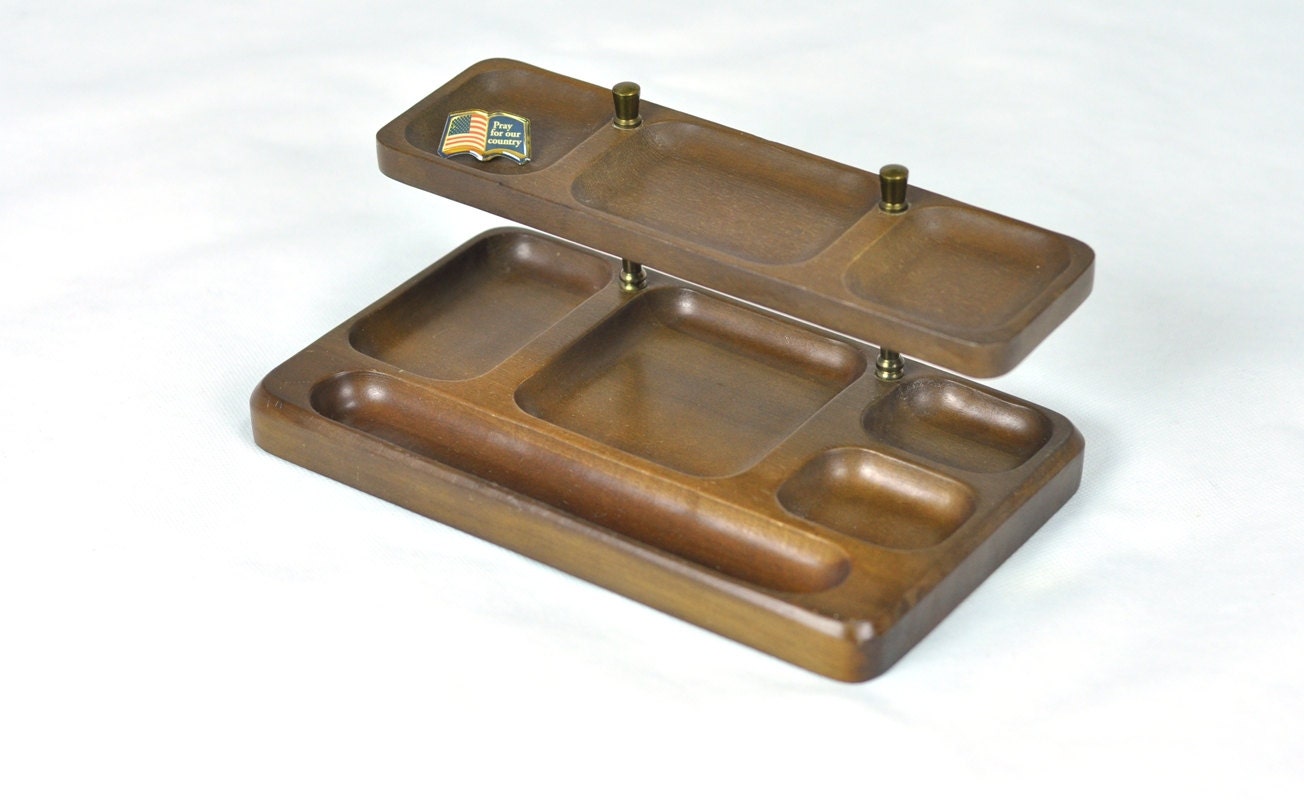 Vintage Mens Vanity Tray Holder Valet Father's Gift