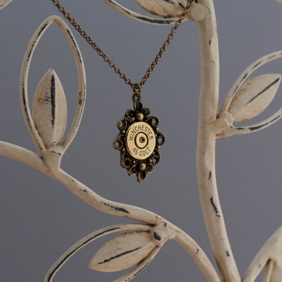 Bullet Jewelry-Winchester 45 Colt Necklace-45 Colt Bullet