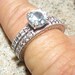 Ashley Engagement Ring 14kt w.g. White Sapphire