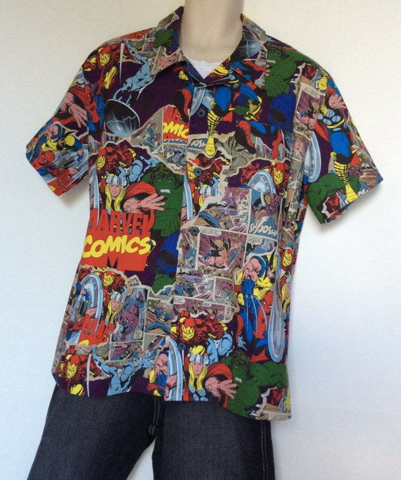 superhero dress shirt