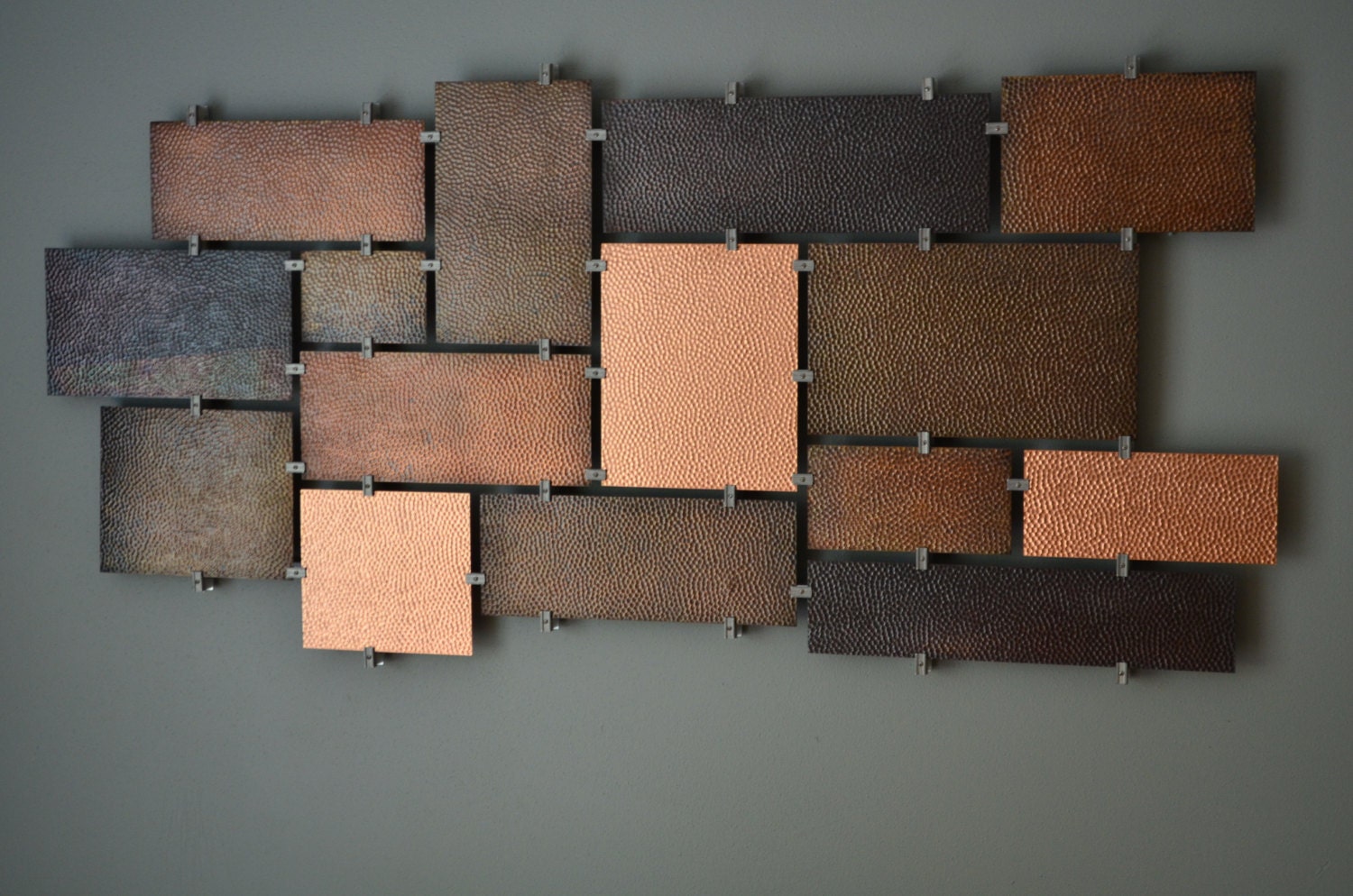 Hammered Copper wall art