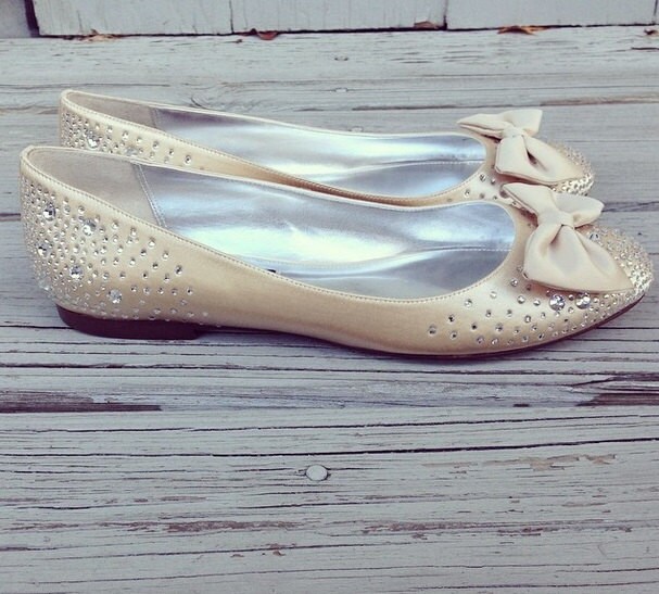 champagne ballerina shoes