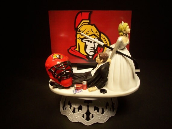 Hockey Sports Team OTTAWA  SENATORS Bride and Groom Wedding 