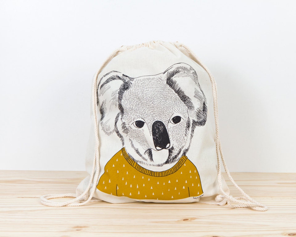 koala plush backpack