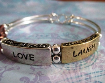Live, Love, Laugh Bracelet