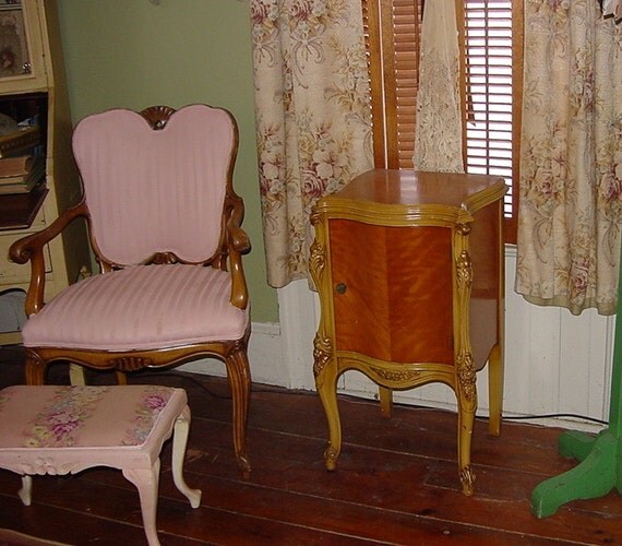 CUSTOM PAINTING CHARGE Antique French Commode Nightstand Night