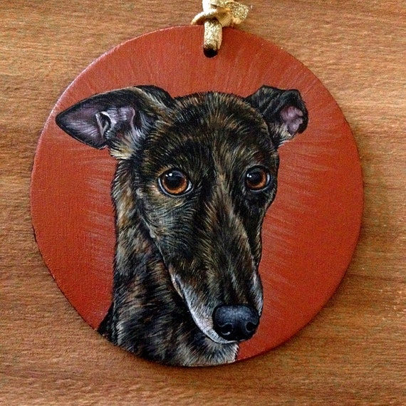 whippet ornament dog christmas ornament hand painted whippet whippet ornament dog christmas ornament hand painted whippet