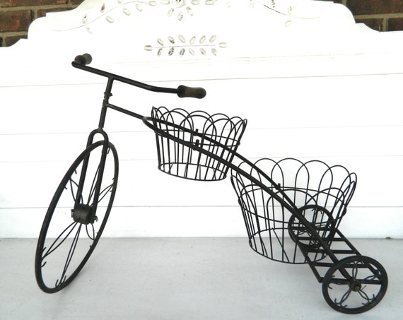 Tricycle Plant Stand Garden/Yard Decor