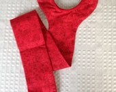 Red Print Cotton Stethoscope Cover