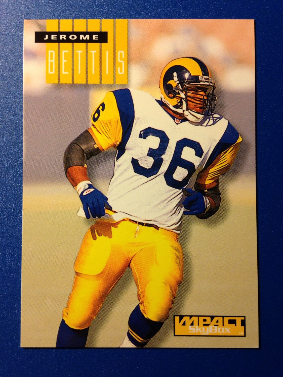 JEROME BETTIS 1994 St Louis Rams Football Card Vintage HOF