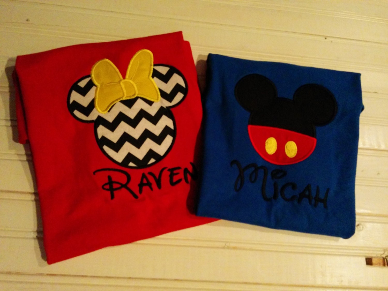 Disney Mickey and Minnie shirts personalized choose your