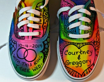 Zentangle sneakers, shoes, sneakers, custom sneakers, zentangle art, original art, OOAK, womens sneakers, handpainted