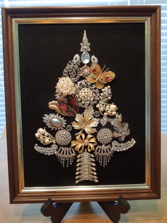 Jewelry Art Christmas Tree Vintage Jewelry Pieces