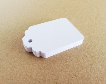 White Gift Tags - 2.25 x 1.5 inch - Etsy Shop Supplies. Blank Gift Tags. Hang Tags. Price Tags. Wedding Favor Tags. Packaging.