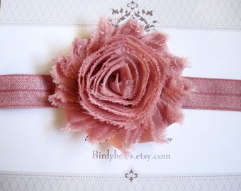 SALE, Mauve Baby Headband, Baby Girl Headbands, Infant Headbands, Newborn Headbands, Girl Headbands, Baby Headbands, Baby Bow