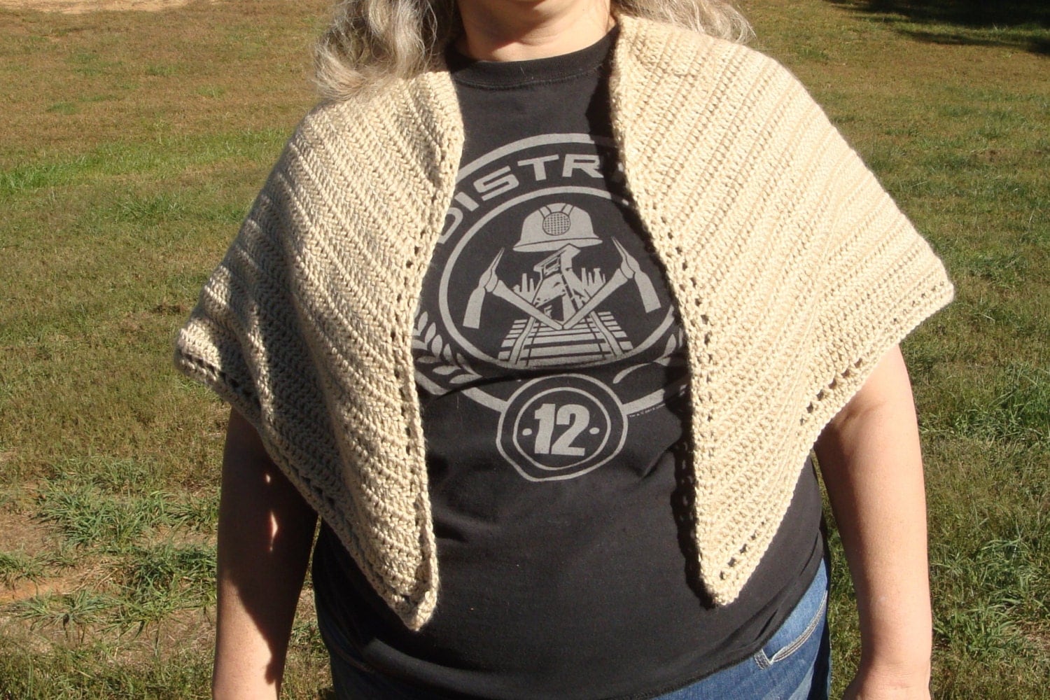over the shoulder fur shawl