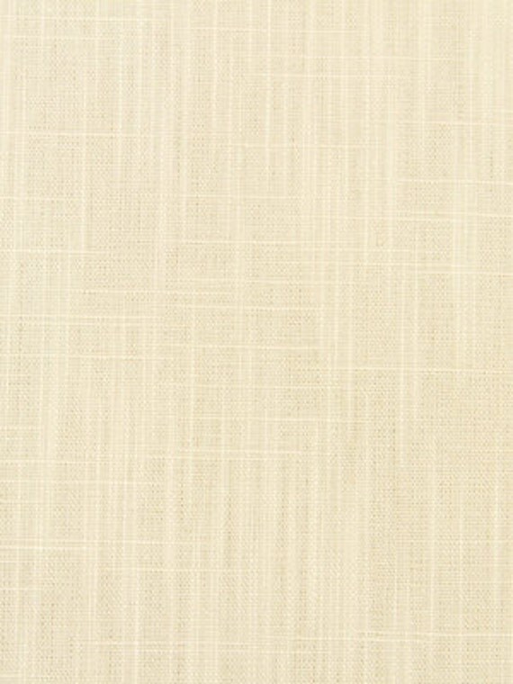 Ivory Cotton Upholstery Fabric Cream Color by PopDecorFabrics
