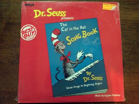 Dr Seuss The Cat in the Hat Song Book Vinyl by DecrepitudeAplenty