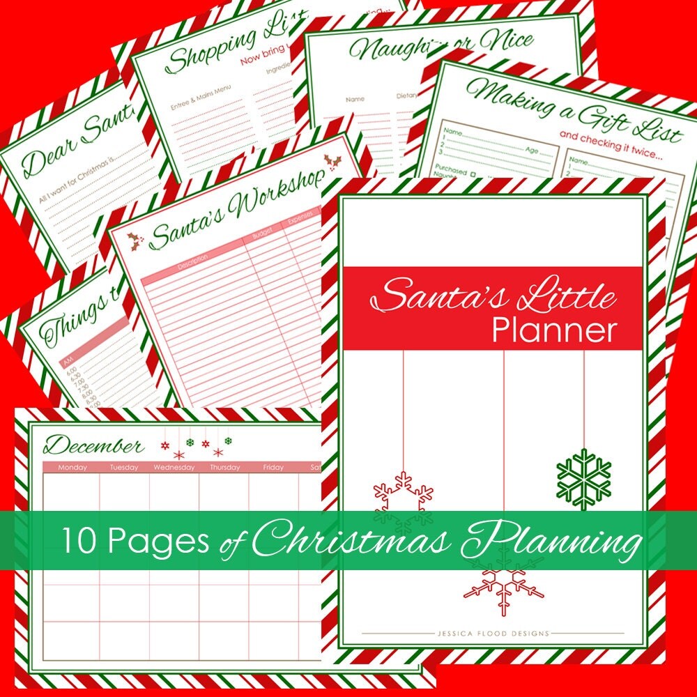 christmas planner christmas organizer holiday planner christmas planner christmas organizer holiday planner