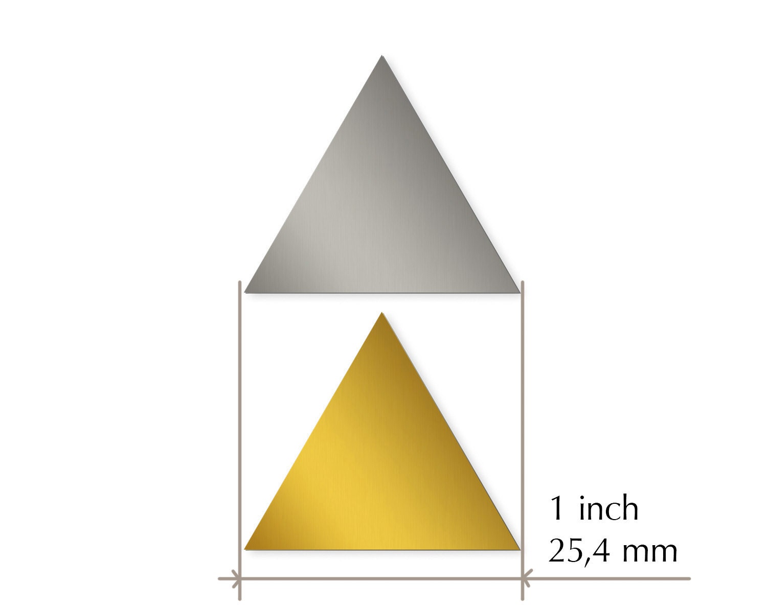 1 inch triangle stickers Geometric labels Envelope seal stickers ...