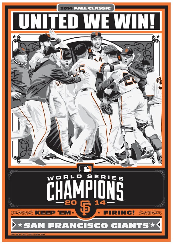 2014 World Series Champions San Francisco by SportsPropaganda