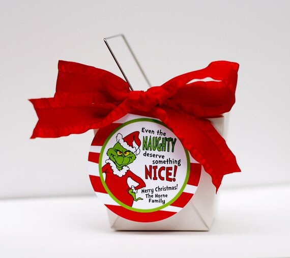 Grinch Christmas Holiday Gift / Favor Tags - GRINCH-MAS Printable by ...