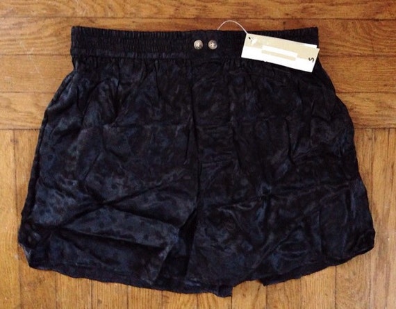 vintage perry ellis silk boxers size small