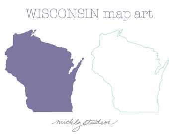 Vector map Milwaukee Wisconsin ai