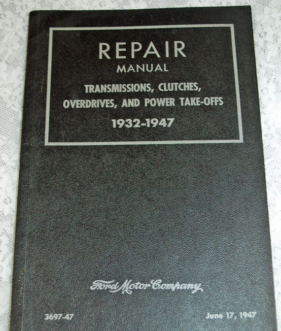 1947 Ford truck repair manual #9