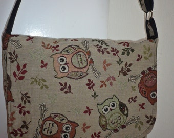 Cross Body Bag, Messenger Bag, Shoulder Bag Woven Fabric