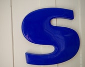 Vintage 1960s Marquee Sign Letter S from a Mobil Gas Station