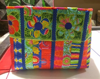 Beautiful large tote all made in the embroidery hoop/purse/overnight bag