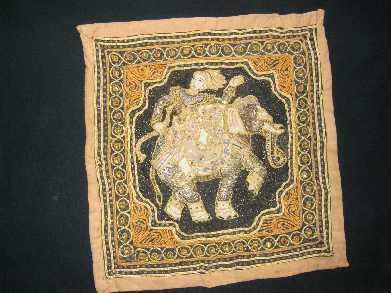 Vintage Thailand Tapestry Museum Quality Vintage Cloth