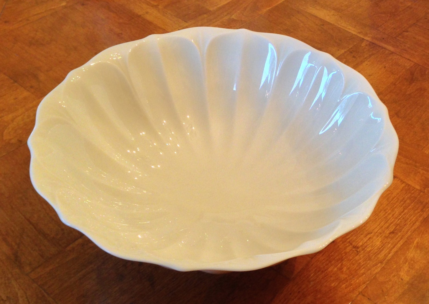 Lenox Lotus Collection Vintage Footed Centerpiece Bowl Haute Juice